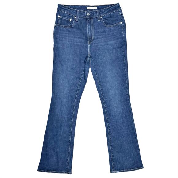 Levi's Denim - LEVI'S 725 High Rise Boot Cut Stretch Denim Jeans Medium-Dark Wash Size 31